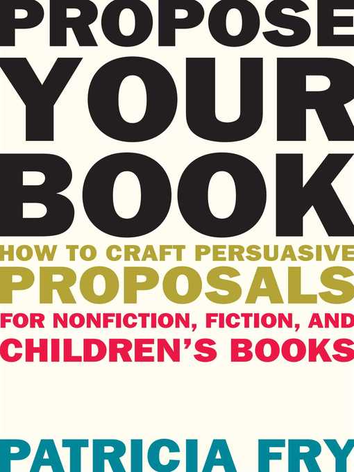 Title details for Propose Your Book by Patricia Fry - Available